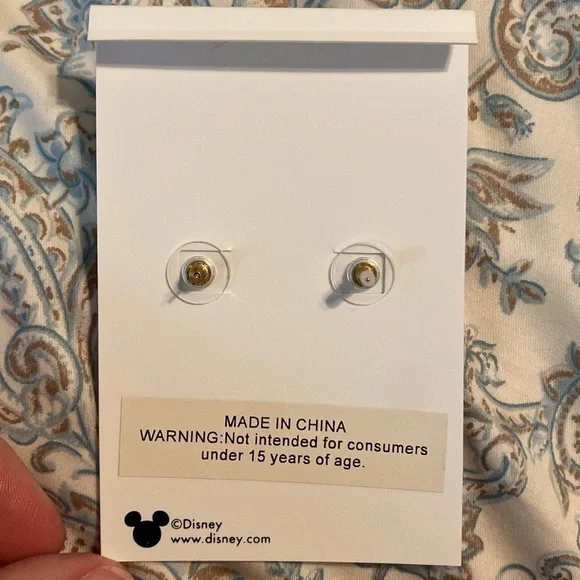 Disney x BaubleBar Sparkly Minnie Mouse Earrings - Picture 3 of 4